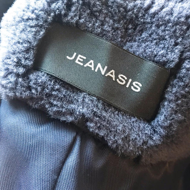 JEANASIS(ジーナシス)のノーカラーコート レディースのジャケット/アウター(毛皮/ファーコート)の商品写真