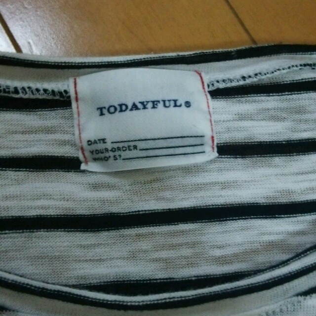 TODAYFUL(トゥデイフル)のボーダートップス レディースのトップス(Tシャツ(長袖/七分))の商品写真