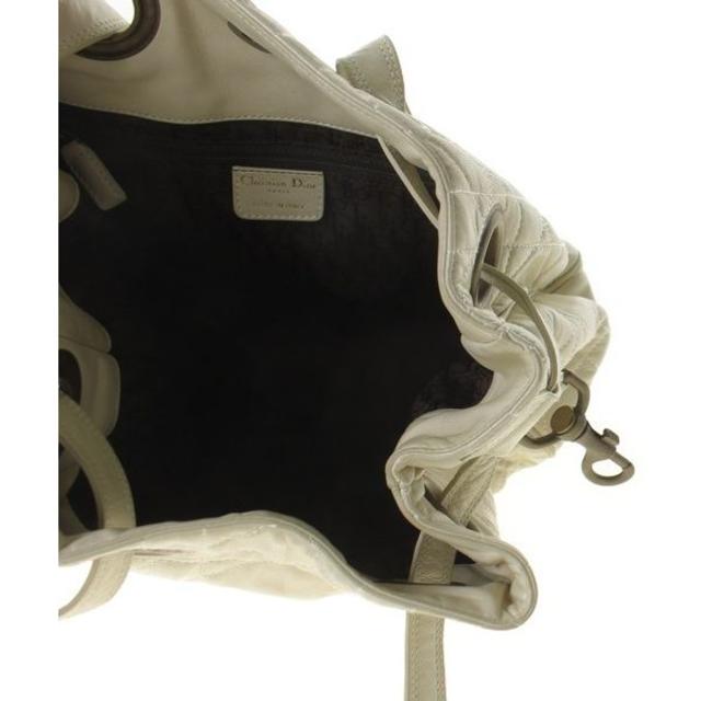 Christian Dior(クリスチャンディオール)のクリスチャンディオールレディディオールラムレザー巾着ショルダーバッグ鞄カナージュ レディースのバッグ(トートバッグ)の商品写真