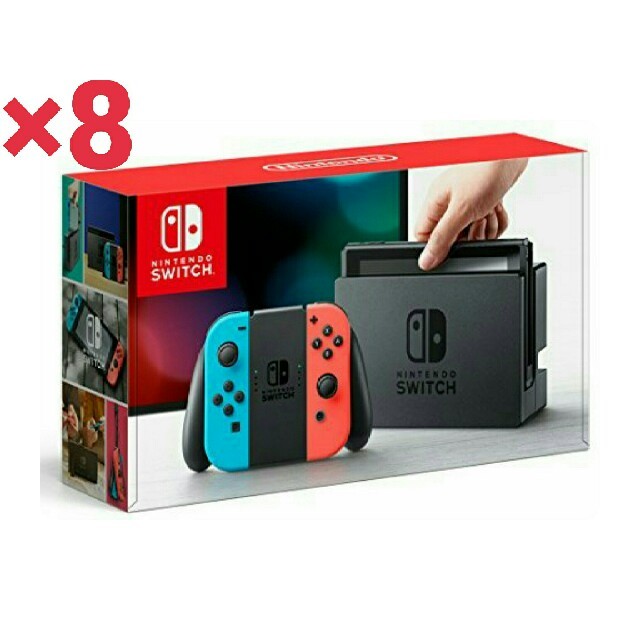 Nintendo Switch(ニンテンドースイッチ)のNintendo Switch 本体 8台セット エンタメ/ホビーのゲームソフト/ゲーム機本体(家庭用ゲーム機本体)の商品写真