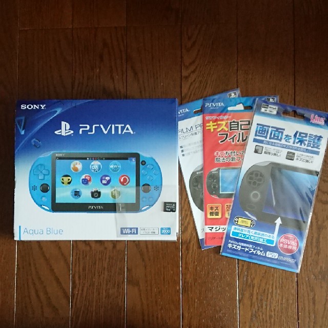 PlayStation Vita(プレイステーションヴィータ)の新品未開封 psvita 2000  エンタメ/ホビーのゲームソフト/ゲーム機本体(携帯用ゲーム機本体)の商品写真