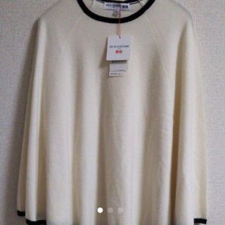 ユニクロ(UNIQLO)の未使用タグ付　ユニクロ　イネスコラボ カシミヤケープ　ポンチョ(ニット/セーター)