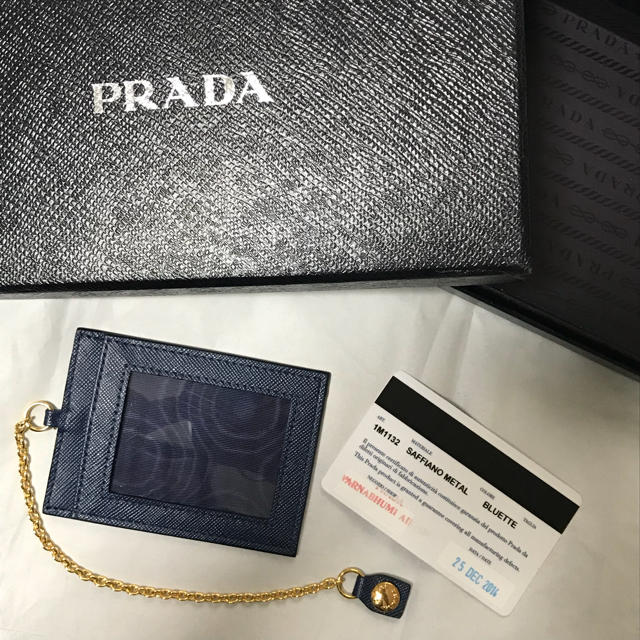 PRADA - プラダ パスケース ネイビー ※2/28までの通販 by my shop