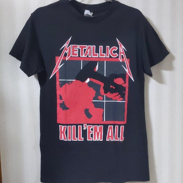 メタリカ　METALLICA  レア柄　グレーシャツ