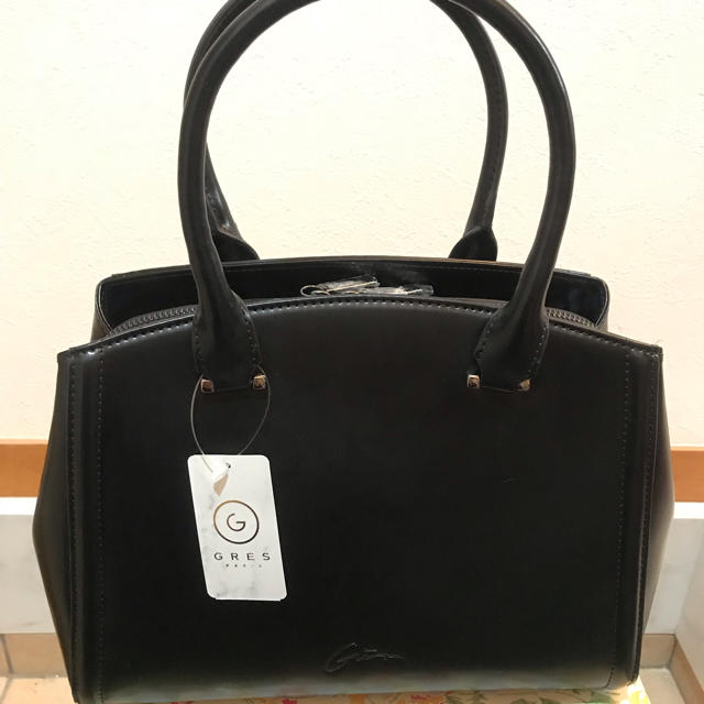 グレ (GRES)フォーマルバッグ 黒 牛革 【返品?交換対象商品】 www.gold