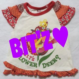 ビッツ(Bit'z)のBIT'Z♥フリル袖TP(*ﾟ∀ﾟ*)♬(カットソー(半袖/袖なし))