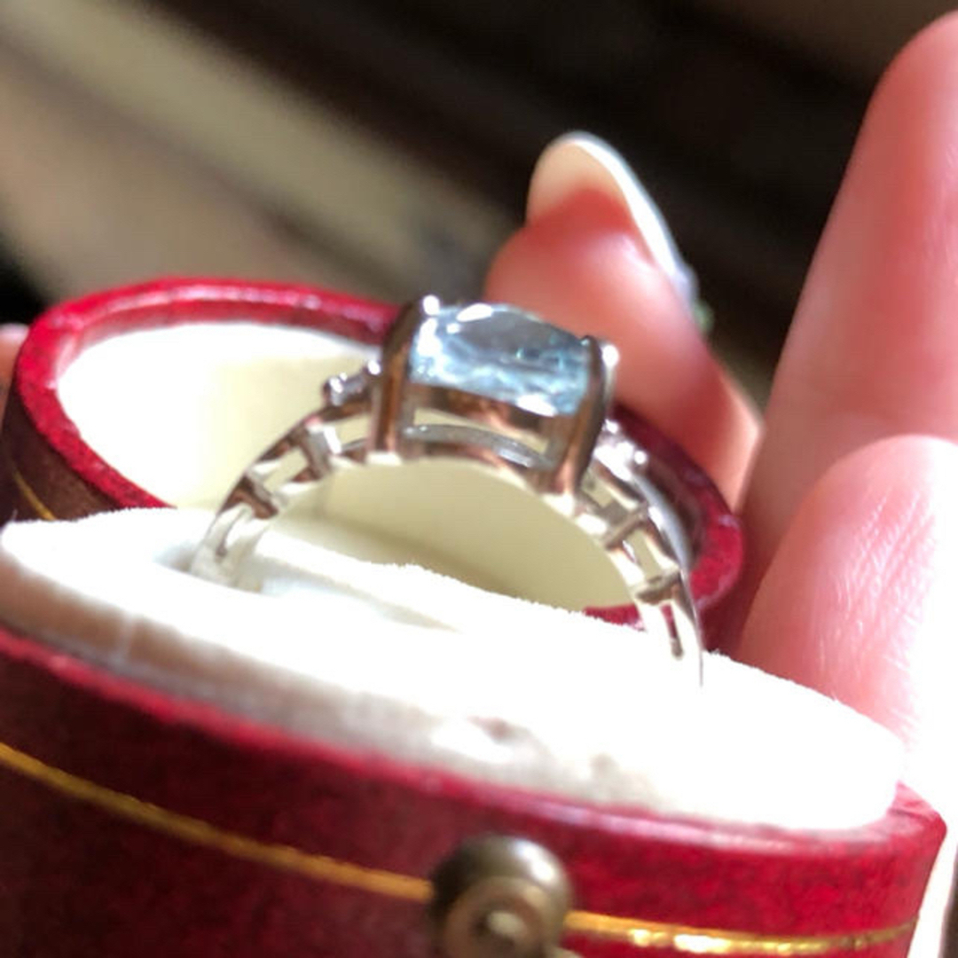 ブルートパーズ リング silver925 レディースのアクセサリー(リング(指輪))の商品写真
