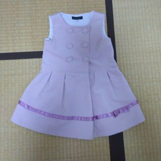 ベベ(BeBe)のBeBe ワンピース 女の子向け 100cm ピンク(ワンピース)