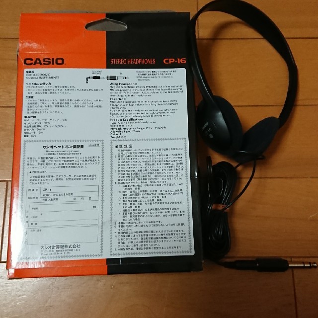カシオ CP16 ヘッドフォン