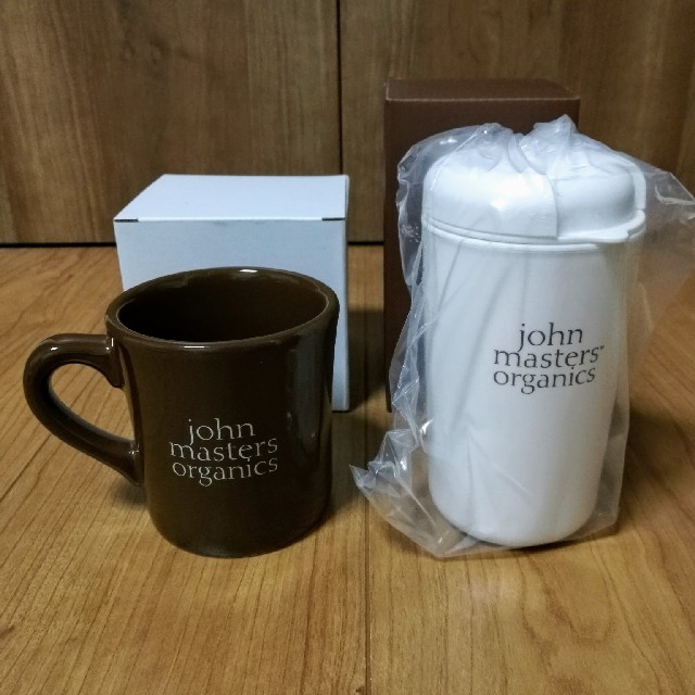 John Masters Organics(ジョンマスターオーガニック)の【非売品】john masters organics　タンブラー　コップ　マグ インテリア/住まい/日用品のキッチン/食器(タンブラー)の商品写真