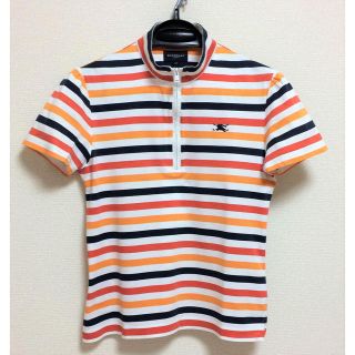 バーバリー(BURBERRY)の◆美品◆BURBERRY GOLF◆半袖シャツ◆白◆レディーススポーツウェア(ウエア)