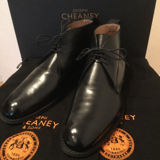 チーニー(CHEANEY)のチーニー チャッカブーツ 61/2 美品(ドレス/ビジネス)