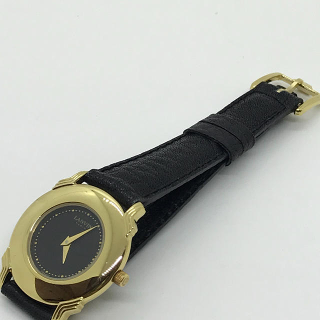LANVIN(ランバン)のLANVIN 腕時計 レディース  ゴールド 電池式 レディースのファッション小物(腕時計)の商品写真