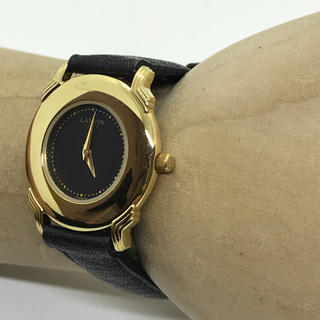 ランバン(LANVIN)のLANVIN 腕時計 レディース  ゴールド 電池式(腕時計)