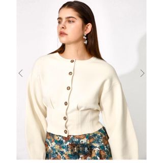 マウジー(moussy)のmoussy ウエストタックカーディガン(カーディガン)