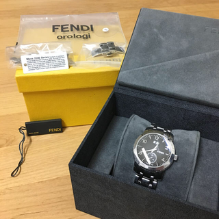 フェンディ(FENDI)のあだ様専用フェンディ 時計 オロロジ メンズ ジャンク品(腕時計(アナログ))