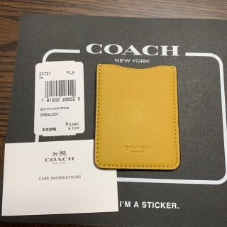 コーチ(COACH)のコーチ  フォーンポケットステッカー(その他)