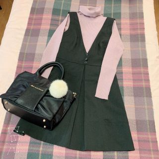 ウィルセレクション(WILLSELECTION)の美品♡ウィルセレクション ジャンパースカート ワンピース(ミニワンピース)