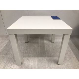 イケア(IKEA)のLACK ラック サイドテーブル, ホワイト, 55x55 cm(コーヒーテーブル/サイドテーブル)