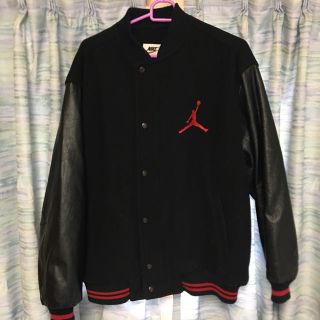 ナイキ(NIKE)の90s ジョーダン レザー ジャケット ビンテージ ナイロンジャケット(レザージャケット)