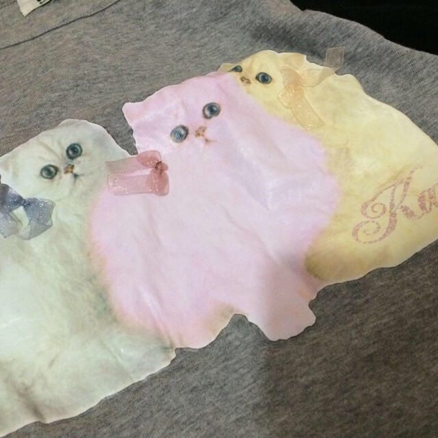 Katie(ケイティー)のKatie ネコTシャツ レディースのトップス(Tシャツ(長袖/七分))の商品写真