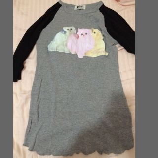 ケイティ(Katie)のKatie ネコTシャツ(Tシャツ(長袖/七分))