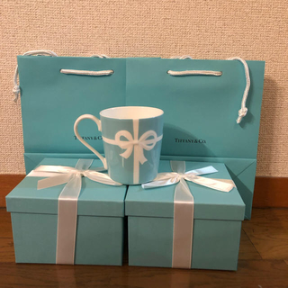 ティファニー(Tiffany & Co.)のクリスマスプレゼント★2個セットティファニー マグカップ(グラス/カップ)