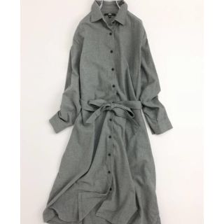 ユニクロ(UNIQLO)のシャツワンピース(ロングワンピース/マキシワンピース)