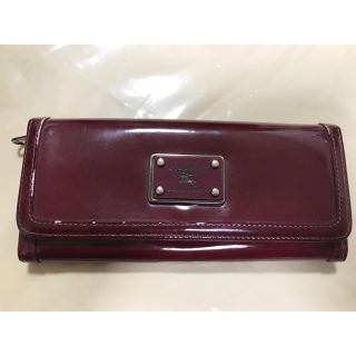 バーバリーブルーレーベル(BURBERRY BLUE LABEL)のバーバリーブルーレーベルエナメル長財布(財布)