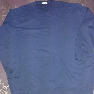 チャンピオン(Champion)の特価 美品 原宿購入 ビッグサイズ スウェット トレーナー 紺 XL XXL (スウェット)