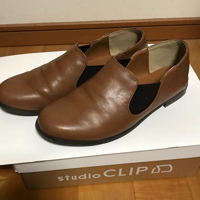 STUDIO CLIP(スタディオクリップ)のSTUDIO CLIP サイドゴアシューズ レディースの靴/シューズ(ローファー/革靴)の商品写真