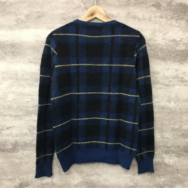 BEAMS(ビームス)のWARREN SCOTT×BEAMS（ビームス）☆別注モヘヤチェッククルーニット メンズのトップス(ニット/セーター)の商品写真