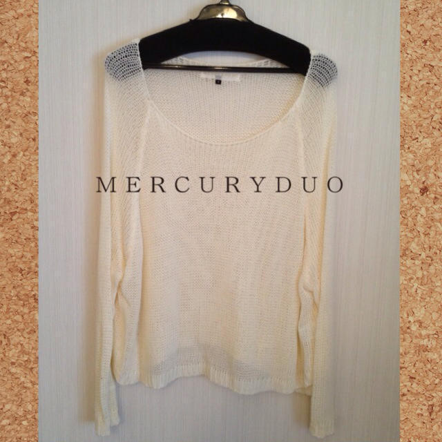 MERCURYDUO(マーキュリーデュオ)のMERCURYDUOサマーニット レディースのトップス(ニット/セーター)の商品写真