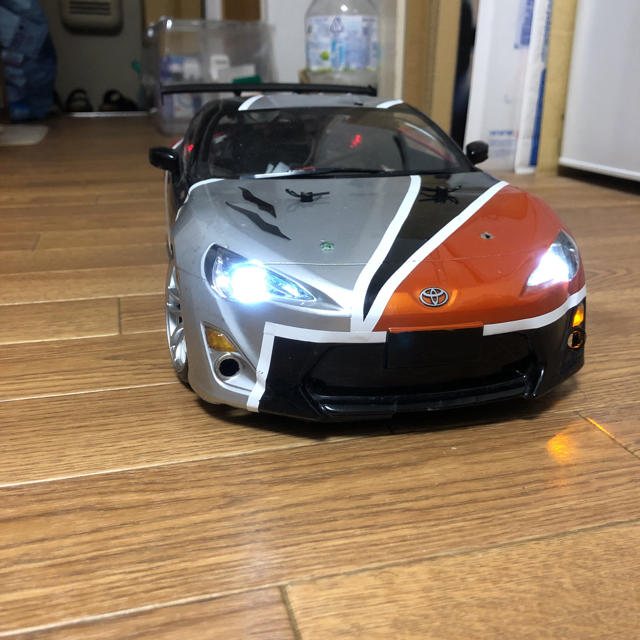 タミヤ TT-01＆TOYOTA86ボディ＆3PLプロポ セット エンタメ/ホビーのおもちゃ/ぬいぐるみ(ホビーラジコン)の商品写真