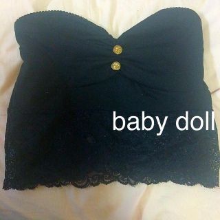 ベビードール(BABYDOLL)のレースビスチェ♡ベアトップ風♡(ベアトップ/チューブトップ)