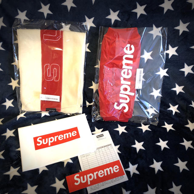 Supreme マフラー・ハンドウォーマー ２点セット 未使用