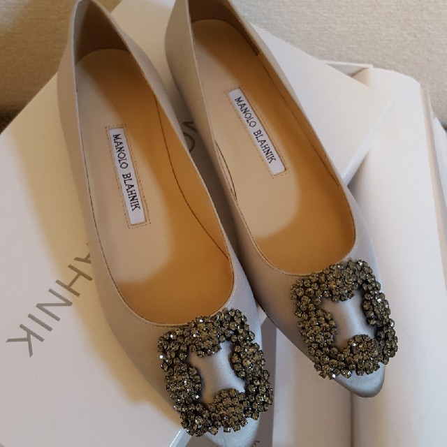 マノロブラニク ハンギシ MANOLO BLAHNIK HANGISHI 36 の通販 by あま｜ラクマ