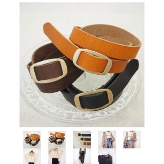 フラワー(flower)のjumelle cow leather belt(ベルト)