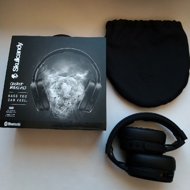 Skullcandy(スカルキャンディ)の【最終価格】ワイヤレスヘッドホン　skull candy スマホ/家電/カメラのオーディオ機器(ヘッドフォン/イヤフォン)の商品写真