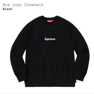 シュプリーム(Supreme)のsupreme box logo crewneck  black (スウェット)