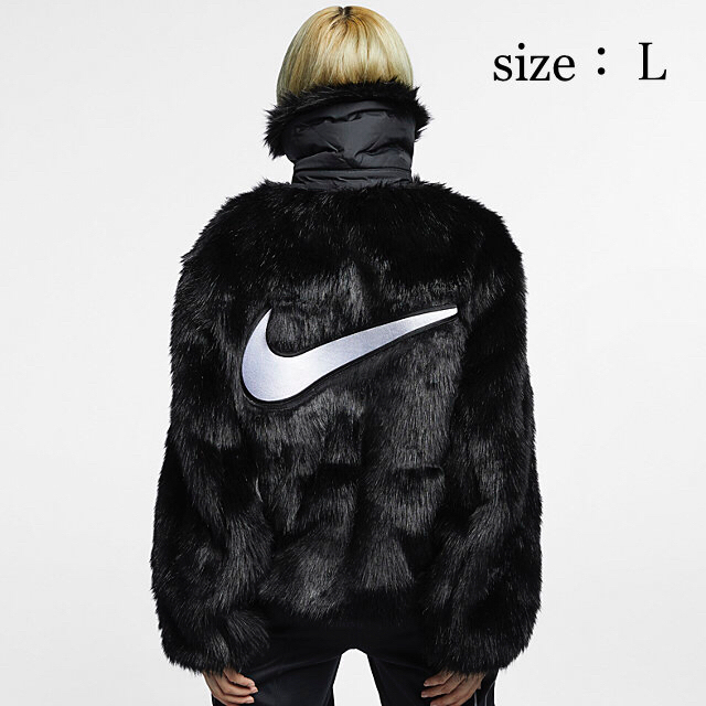 ジャケット/アウターＬサイズ AMBUSH × NIKE アンブッシュ ナイキ フェイクファー