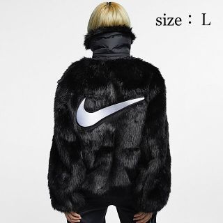 アンブッシュ(AMBUSH)のＬサイズ AMBUSH × NIKE アンブッシュ ナイキ フェイクファー(ブルゾン)