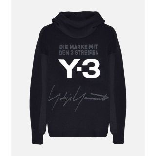 ワイスリー(Y-3)のY-3 18AW KNITTED STACKED LOGO HOODIE(パーカー)