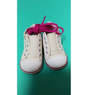 コンバース(CONVERSE)のコンバース　ハイカット　クリーム　キッズ　13(スニーカー)