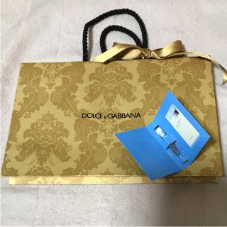 ドルチェアンドガッバーナ(DOLCE&GABBANA)のドルチェ&ガッバーナ  スペシャルショッパー リボン付き ライトブルー付き 新品(ユニセックス)