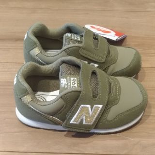 ニューバランス(New Balance)の箱なし　ニューバランス ベビー スニーカー
14.5cm グリーン/ゴールド(スニーカー)