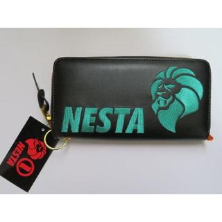 ネスタブランド(NESTA BRAND)の【未使用品】 ネスタブランド　メンズ長財布 グリーン(長財布)