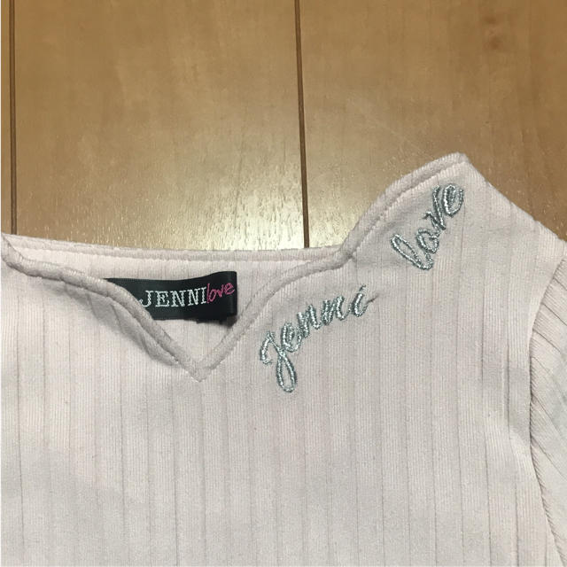 JENNI(ジェニィ)のJENNI love  スカラップネック トップス 130 キッズ/ベビー/マタニティのキッズ服女の子用(90cm~)(Tシャツ/カットソー)の商品写真