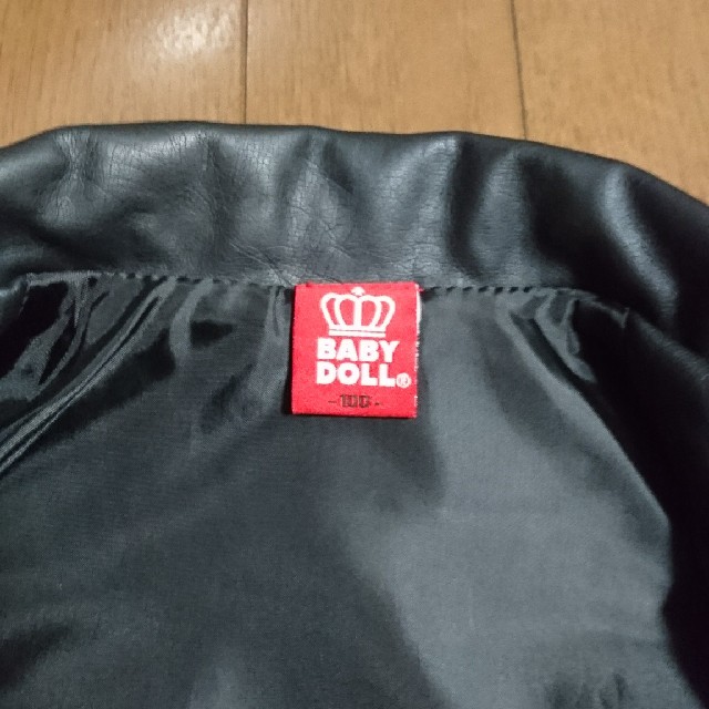 BABYDOLL(ベビードール)のライダースジャケット キッズ/ベビー/マタニティのキッズ服男の子用(90cm~)(ジャケット/上着)の商品写真