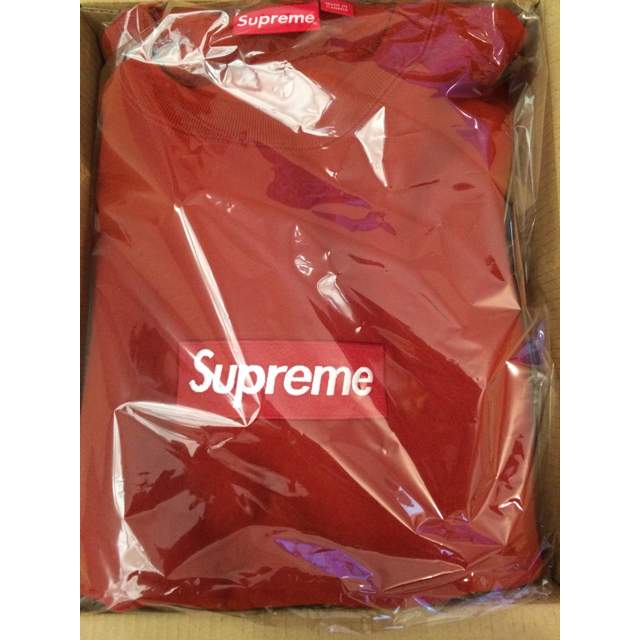 Supreme(シュプリーム)の送料無料 希少XL Supreme Box Logo Crewneck Rust メンズのトップス(スウェット)の商品写真